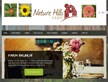 Tablet Screenshot of naturehillsfarm.com
